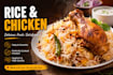 prepare rice and chichen for you