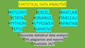 do statistical data analysis in r, python, spss, excel, tableau