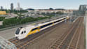 create high quality 3d train model, train station railway