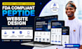 build fda complaint research peptide website with payment processing integration