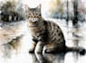 draw watercolor pet portrait