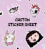 going to make sticker illustrations