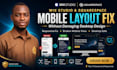 fix wix studio, squarespace mobile layout issues without damaging desktop design