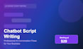 write ai chatbot scripts and conversation flows for your business