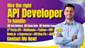 do API integration, stripe API, rest API, backend and automation development
