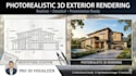 3d exterior architectural rendering photorealistic
