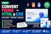 convert figma to html css