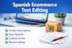 review and improve spanish ecommerce texts