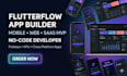 build flutterflow mobile app, no code app, saas mvp and web app