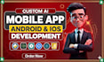 do ai mobile app development, ios app, android app developer using flutter