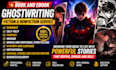 write superhero comic book scripts, manga and webtoon stories