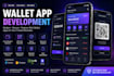 design and develop a premium wallet app UI UX and backend