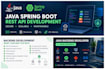 develop java spring boot backend apis
