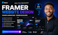 create modern framer website design framer landing page framer developer