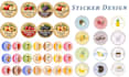 create round logo, patch badge, sticker design