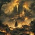 draw a fantasy book cover illustration