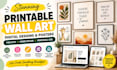 design etsy printable wall art, digital art, and posters