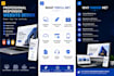 design a modern responsive website using HTML CSS javascript