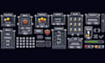 design stylized 2d game UI UX, hud, gui and mobile game interface