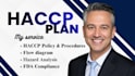 create haccp plan, hazard analysis, fda compliance, procedures, flow diagram