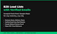 build a targeted b2b prospect list with verified contact info