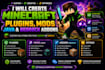 create minecraft plugins, mods, java and bedrock addons