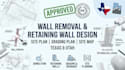wall removal and wall design site plan grading site map texas utah