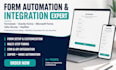 setup formstack, gravity forms, microsoft forms zoho survey, heyflow integration