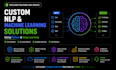 custom nlp and machine learning solutions using python and deep learning