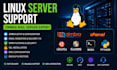 fix linux server and mail server issue