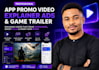 create app promo video, mobile promo video, explainer ads, game marketing