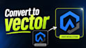 vectorize your low resolution logo