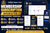 create membership subscription website ims website business growth