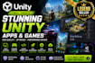 create multiplayer 2d 3d game using unity, unreal engine unity app, game app