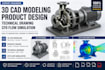 do 3d cad model, product design, technical drawing, cfd flow simulation