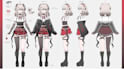 design live2d vtuber model 2d  vtuber model vtuber rigging anime vtuber model
