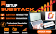 do substack setup, substack post, substack account and substack newsletter