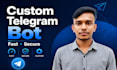 design telegram bot with custom features