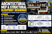 draw city permit architectural and construction drawings