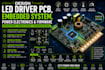 design led driver and embedded system pcb