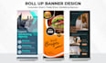 design roll up banner, retractable banner, pull up banner