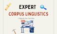 help you with corpus linguistics