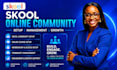 setup skool online community skool online course setup skool community manager
