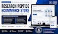 build research use fda compliant peptide website with processing integration