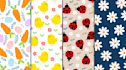 design a cute digital seamless pattern for you