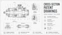 create sectional and cross section patent drawings