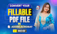convert your fillable pdf file in adobe acrobat