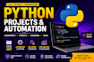 do python projects, assignments, debugging and automation