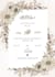 design luxury arabic wedding invitation card
