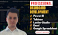 create KPI dashboard design in looker studio with real time data